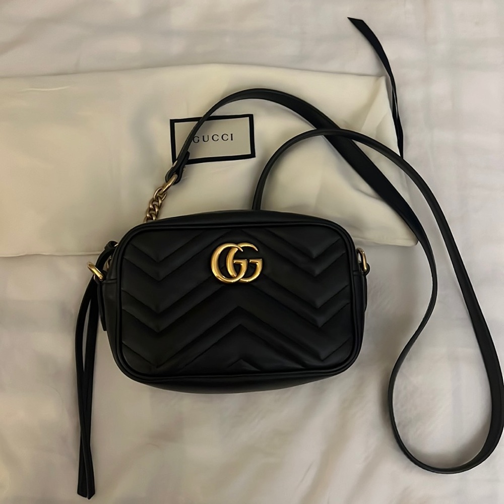 Authentic GG MARMONT MINI SHOULDER BAG like new!